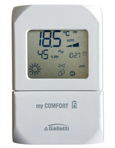 Mycomfort Large Controllo elettronico con kit alloggiamento KBFLAE a bordo Flat Galletti - Climaway