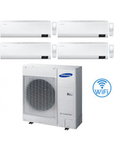 Climatizzatore Condizionatore Samsung CEBU R32 Wifi Quadri Split Inverter 9000 + 12000 + 12000 + 12000 BTU con U.E. AJ100TXJ5...