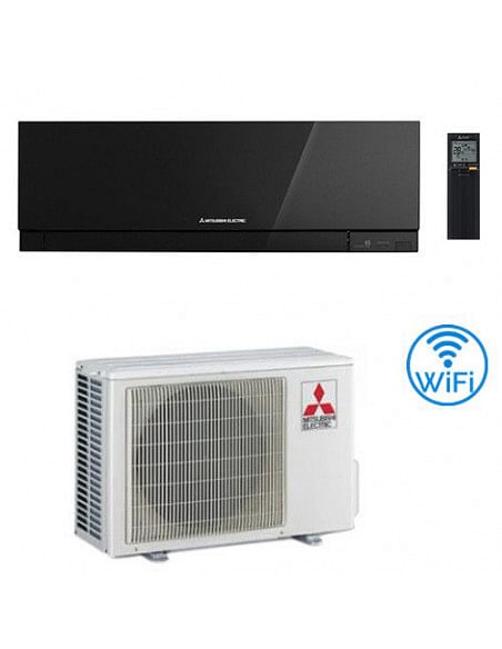 Climatizzatore Condizionatore Mitsubishi Kirigamine Zen Wifi Nero MSZ-EF50VGKB 18000 BTU INVERTER classe A++ /A+ NOVITÁ - Cli...