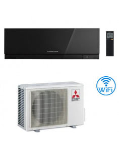 Climatizzatore Condizionatore Mitsubishi Kirigamine Zen Wifi Nero MSZ-EF50VGKB 18000 BTU INVERTER classe A++ /A+ NOVITÁ con c...