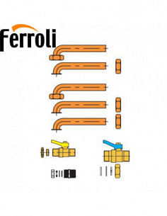 Kit collegamento attacchi di allacciamento Ferroli - Climaway