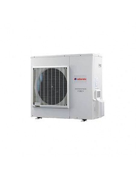 Sistema di riscaldamento ibrido compatto Atlantic R410 composto da pompa di calore monofase Aria-Acqua capacità 6 kW integrat...