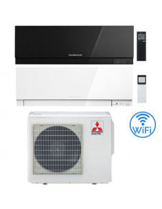 Climatizzatore Condizionatore Mitsubishi Kirigamine Zen Wifi Nero Dual Split Inverter 12000 + 18000 BTU con U.E. MXZ-3F68VF c...