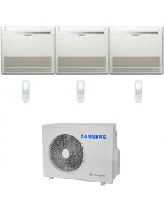 Climatizzatore Condizionatore Samsung Console R32 Trial Split Inverter 9000 + 9000 + 9000 BTU con U.E. AJ052TXJ3KG/EU Classe ...