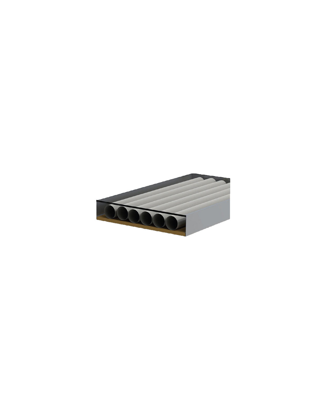 Telaio Sunerg per superficie inclinata con tegole mod. KP2+