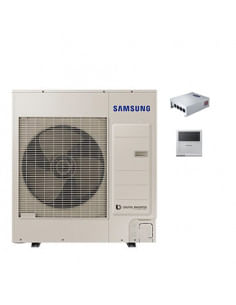Pompa di calore monoblocco Aria-Acqua R32 Samsung EHS mono unità esterna monofase AE080RXYDEG/EU 8 KW per riscaldamento / raf...