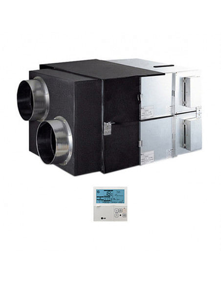 Recuperatore di calore ERV LG portata d'aria 2000mc/h LZ-H200GBA5 con comando a filo - Climaway