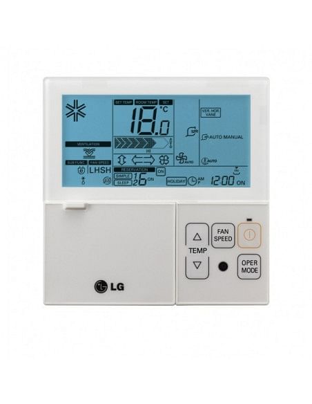 Recuperatore di calore ERV LG portata d'aria 800mc/h LZ-H080GBA5 con comando a filo - Climaway