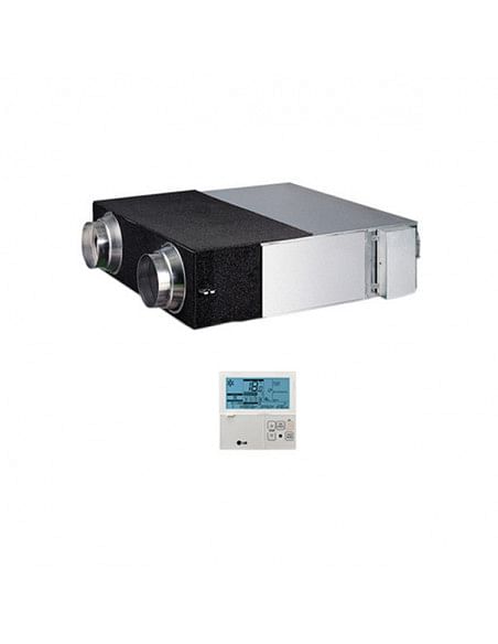 Recuperatore di calore ERV LG portata d'aria 500mc/h LZ-H050GBA5 con comando a filo - Climaway