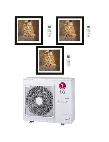 Climatizzatore Condizionatore LG Artcool Gallery R32 Trial Split Inverter 12000 + 12000 + 12000 BTU con U.E. MU4R25 NOVITÁ Cl...