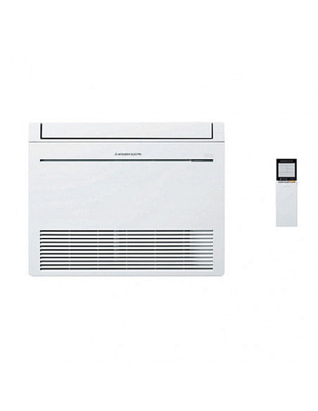 Climatizzatore Condizionatore Mitsubishi Kirigamine Argento nero più Console Wifi R32 Dual Split Inverter 15000 + 18000 BTU c...