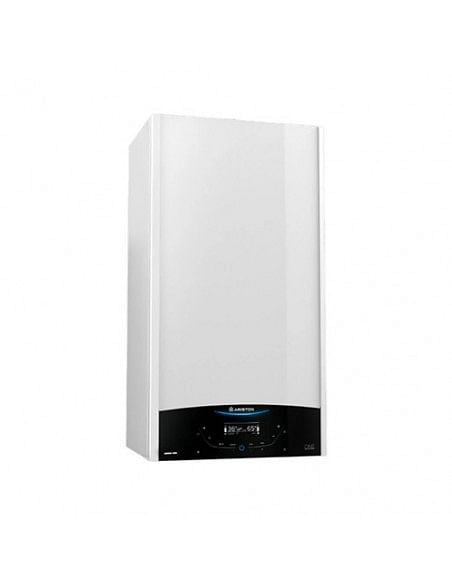 Sistema ibrido compatto Factory Made Ariston Genius One Hybrid Net R410 Wifi Monofase 24/7 composto da pompa di calore 8.7 Kw...