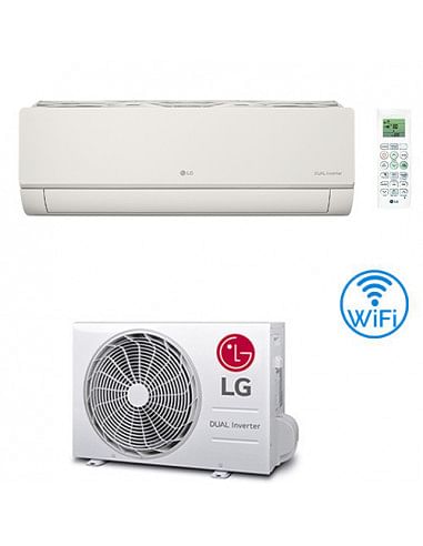 Climatizzatore Condizionatore LG Artcool Color UVnano R32 Wifi Finitura opaca Avorio Monosplit inverter 12000 BTU con U.E. AC...