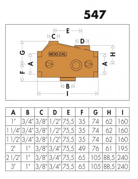 Separatore d'aria Caleffi cod. 547090, attacchi filettati, corpo in ghisa da 2" - Climaway