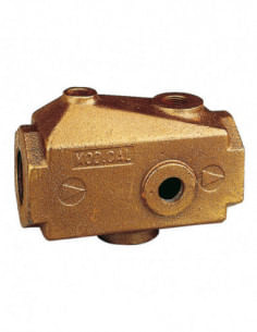 Separatore d'aria Caleffi cos. 547200, attacchi filettati, corpo in ghisa da 2 1/2" - Climaway