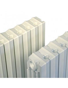 Termosifone Radiatore in Ghisa da 6 elementi / 2 colonne Tipo Tema* 2/871 HP 880 mm interasse 810 mm. DA VERNICIARE IN OPERA ...