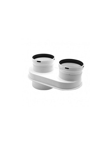 Kit scarico sdoppiato Ø80/80 per caldaia Beretta - Climaway