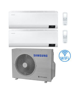 Climatizzatore Condizionatore Samsung CEBU R32 Wifi Dual Split Inverter 12000 + 12000 BTU con U.E. AJ068TXJ3KG/EU NOVITÁ Clas...