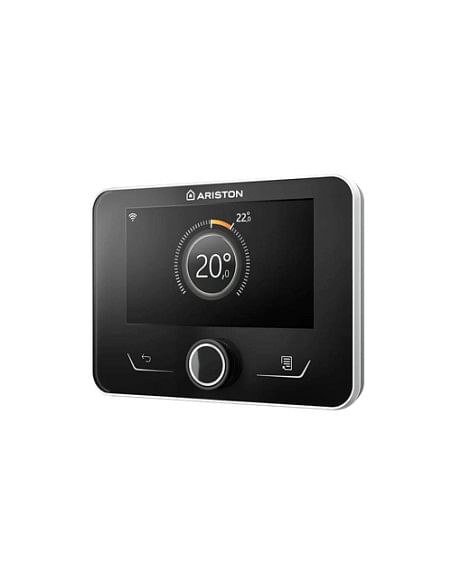 Sistema ibrido compatto Factory Made Ariston Genus One Hybrid 24/80 Net R32 Wifi Monofase composto da pompa di calore 8 Kw in...