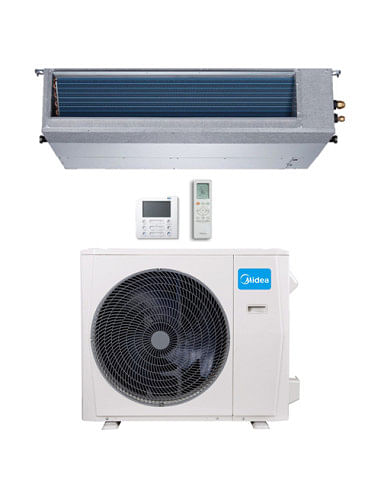 Climatizzatore Condizionatore Midea Canalizzato R32 Trifase 36000 BTU MTI-36HWFNX(GA) INVERTER Classe A++/A+ - Climaway
