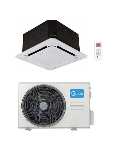 Climatizzatore Condizionatore Midea Cassetta 4 vie Compatta R32 12000 BTU MCA3U-12HRFNX(GA) INVERTER Classe A++/A+ - Climaway