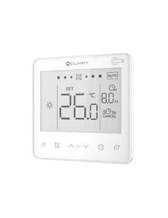 Termostato elettronico Clivet HMIFACX per installazione a parete KJRP-86 - Climaway