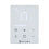 Termostato elettronico Clivet HMIFDCX per installazione a parete KJRP-75