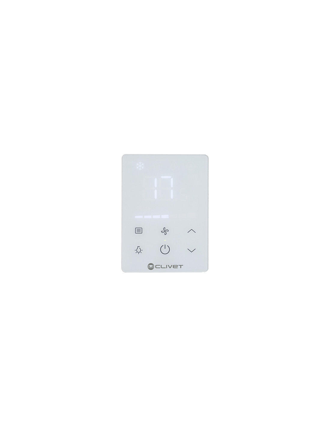 Termostato elettronico Clivet HMIFDCX per installazione a parete KJRP-75