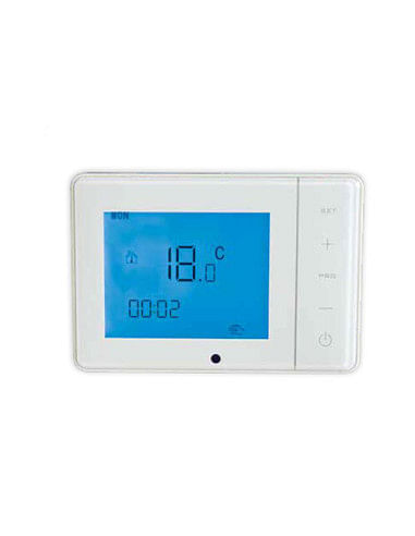 Cronotermostato ambiente Tecnosystemi Smart Plus bianco AA - Climaway