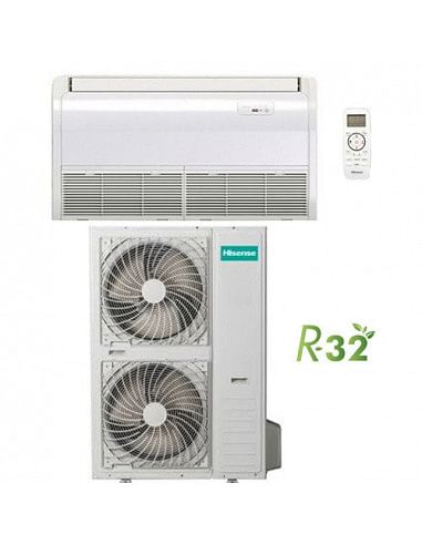 Climatizzatore Condizionatore Hisense Pavimento Soffitto R32 48000 BTU AUV140UR4RC8 INVERTER - Climaway