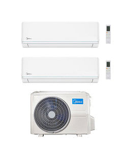 Climatizzatore Condizionatore Midea Evolution R32 WiFi Dual Split 7000 + 12000 BTU con U.E. M2OH-14HFN8-Q INVERTER Classe A++... 2