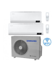 Climatizzatore Condizionatore Samsung WINDFREE AVANT R32 Wifi Dual Split Inverter 7000 + 12000 BTU con U.E. AJ052TXJ3KG/EU NO...