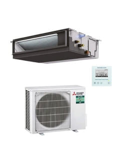 Climatizzatore Condizionatore Mitsubishi R32 Canalizzabile Media Prevalenza PEAD-M50JA2 18000 BTU INVERTER classe A++/A+ - Cl...