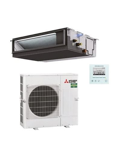 Climatizzatore Condizionatore Mitsubishi R32 Canalizzabile Media Prevalenza PEAD-M71JA2 24000 BTU INVERTER classe A++/A+ - Cl...
