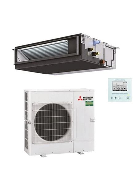 Climatizzatore Condizionatore Mitsubishi R32 Canalizzabile Media Prevalenza PEAD-M71JA2 24000 BTU INVERTER classe A++/A+ - Cl...