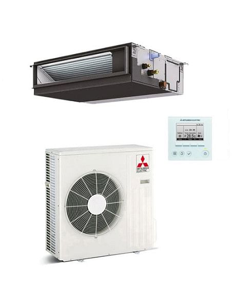 Climatizzatore Condizionatore Mitsubishi R32 Canalizzabile Media Prevalenza PEAD-M50JA 18000 BTU INVERTER classe A+/A - Climaway