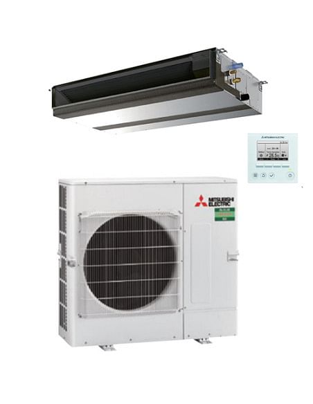 Climatizzatore Condizionatore Mitsubishi R32 Canalizzabile Media Prevalenza PEAD-SM100JAL(2) 35000 BTU INVERTER classe A/A - ...