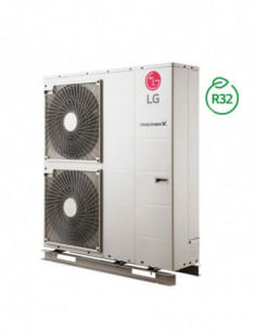 LG THERMA V GAS R32 UNITA' ESTERNA MONOBLOCCO 16 Kw HM161MR.U34 (Pompa di calore idronica inverter) - Climaway