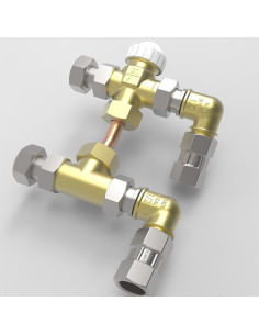 KIT IDRAULICO A 3 VIE MOTORIZZABILE PER NEMO IDEAL CLIMA - TGCL71 - Climaway