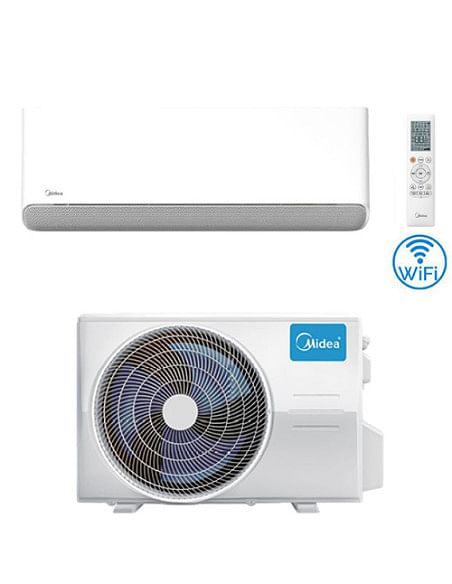 Climatizzatore Condizionatore Midea Breezeless E Wifi R32 9000 BTU MSCB1BU-09HRFN8 Inverter Classe A++/A+ - Climaway