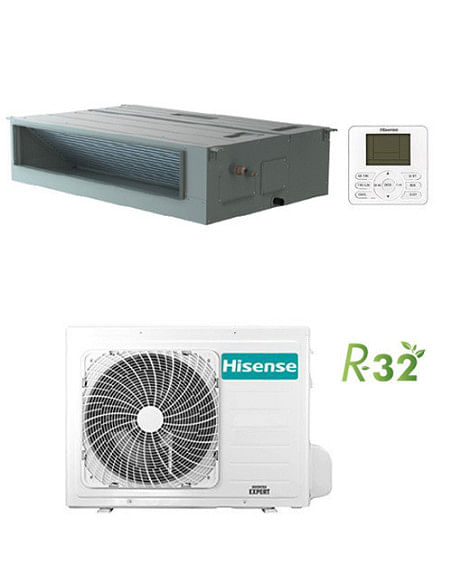 Climatizzatore Condizionatore Hisense Canalizzabile Serie Super R32 18000 BTU ADT52UX4RCL8 INVERTER Classe A++/A+ - Climaway