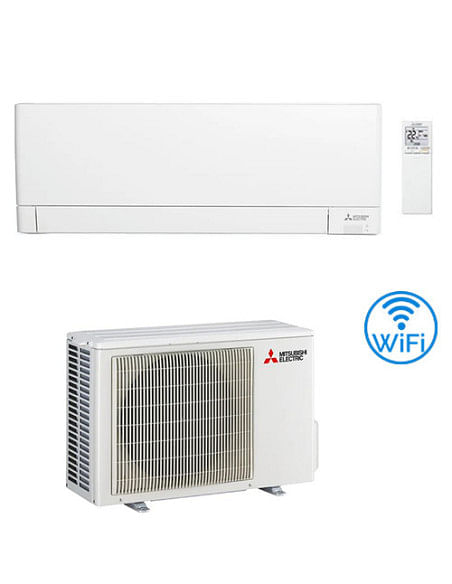 Climatizzatore Condizionatore Mitsubishi MSZ-AY Wifi MSZ-AY35VGKP con esterna MUZ-AP35VG 12000 BTU INVERTER classe A+++/A++ N...