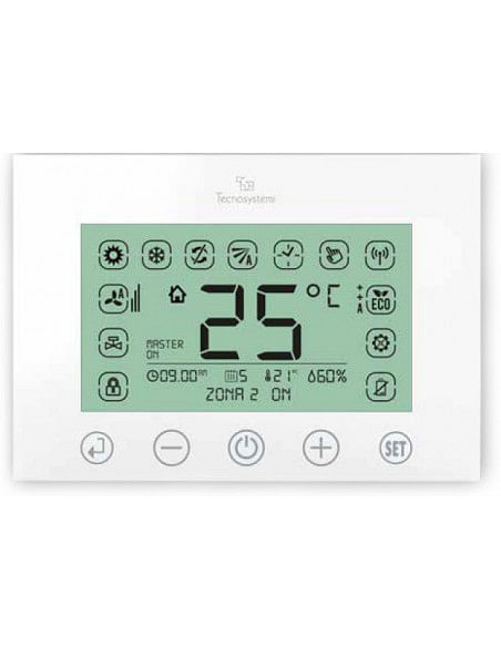 Kit completo 2 Vie con serrande motorizzate e termostati per climatizzatori canalizzati - Climaway