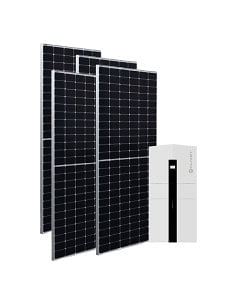 Kit fotovoltaico da 6 kW composto da Inverter Ibrido e pacco batteria da 5kWh Clivet + nº15 pannelli Sunerg X-CHROS L da 415 ...