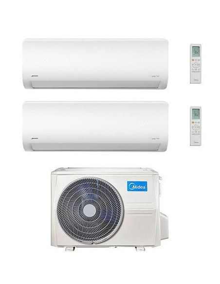 Climatizzatore Condizionatore Midea Xtreme Wifi R32 Dual Split 9000 + 18000 BTU con U.E. M4O-36FN8-Q INVERTER Classe A++/A+ -...