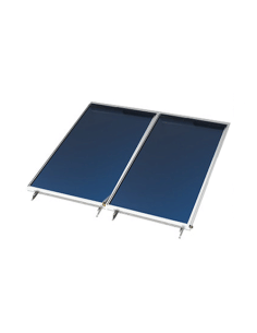 Sistema solare Smartsol per circolazione forzata composto da 2 collettori solari altamente selettivi + Easy pack + Kit di fis...