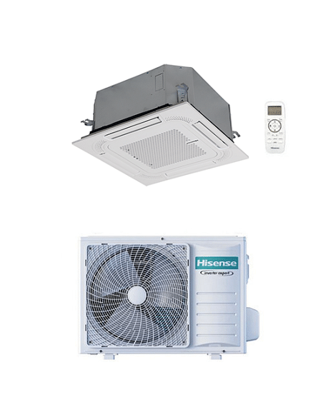 Climatizzatore Condizionatore Hisense Cassetta R32 12000 BTU ACT35UR4RCC8 INVERTER Classe A++/A+ - Climaway