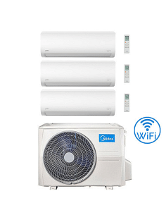 Climatizzatore Condizionatore Midea Xtreme WiFi R32 Trial Split 12000 + 18000 + 18000 BTU con U.E. M5OE-42HFN8-Q INVERTER Cla...