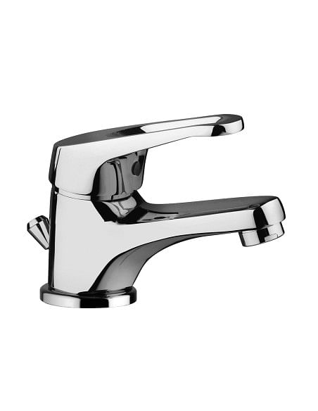 Set Rubinetti Piralla per lavabo e bidet con scarico automatico serie Naomi cromato - Climaway