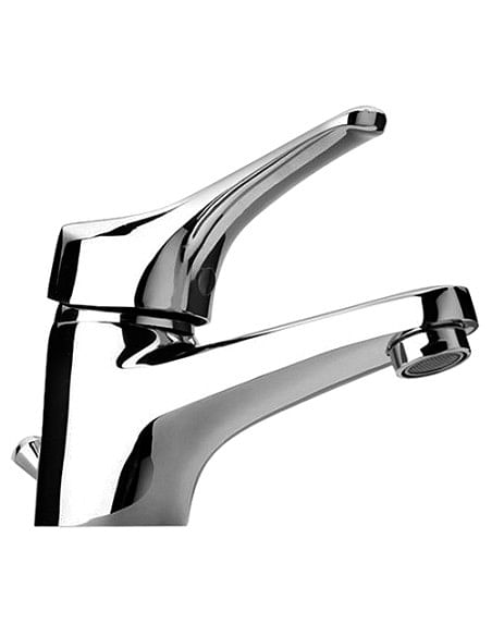 Rubinetto Miscelatore monoforo per lavabo serie Ariel Piralla con scarico automatico 0RE00088A21 cromato - Climaway